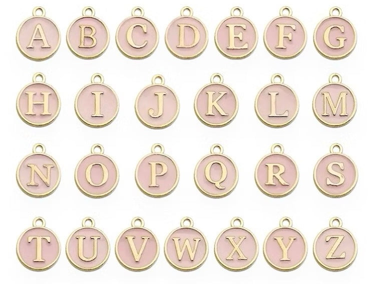CHARMS: Letters (PINK)