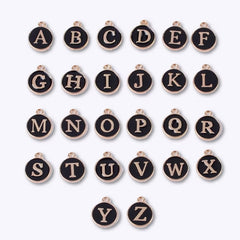 CHARMS: Letters (BLACK)